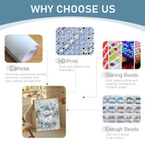 JOASURA Christmas Diamond Art Kits for Adults,DIY Snowman Diamond Painting Round Full Drill 12x16in,5D Diamond Dots Art for Beginning Xmas Home Wall Decor JOASURA