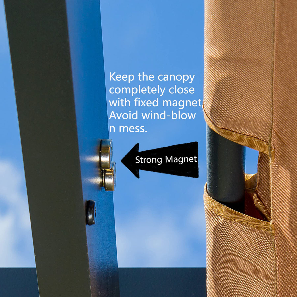 Domi 10x13ft Outdoor Retractable Pergola with Sun Shade Canopy, Pergolas and Gazebos Clearance, Patio Metal Canopy for Deck, Garden, Backyard domi outdoor living