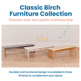 ECR4Kids Kiddo Bench, Kids Furniture, White Wash ECR4Kids