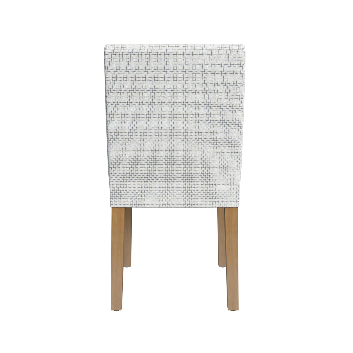 HomePop Home Decor |Classic Upholstered Parsons Dining Chairs |Decorative Home Furniture, Cream Mini Grid Pattern (Single Pack) HomePop