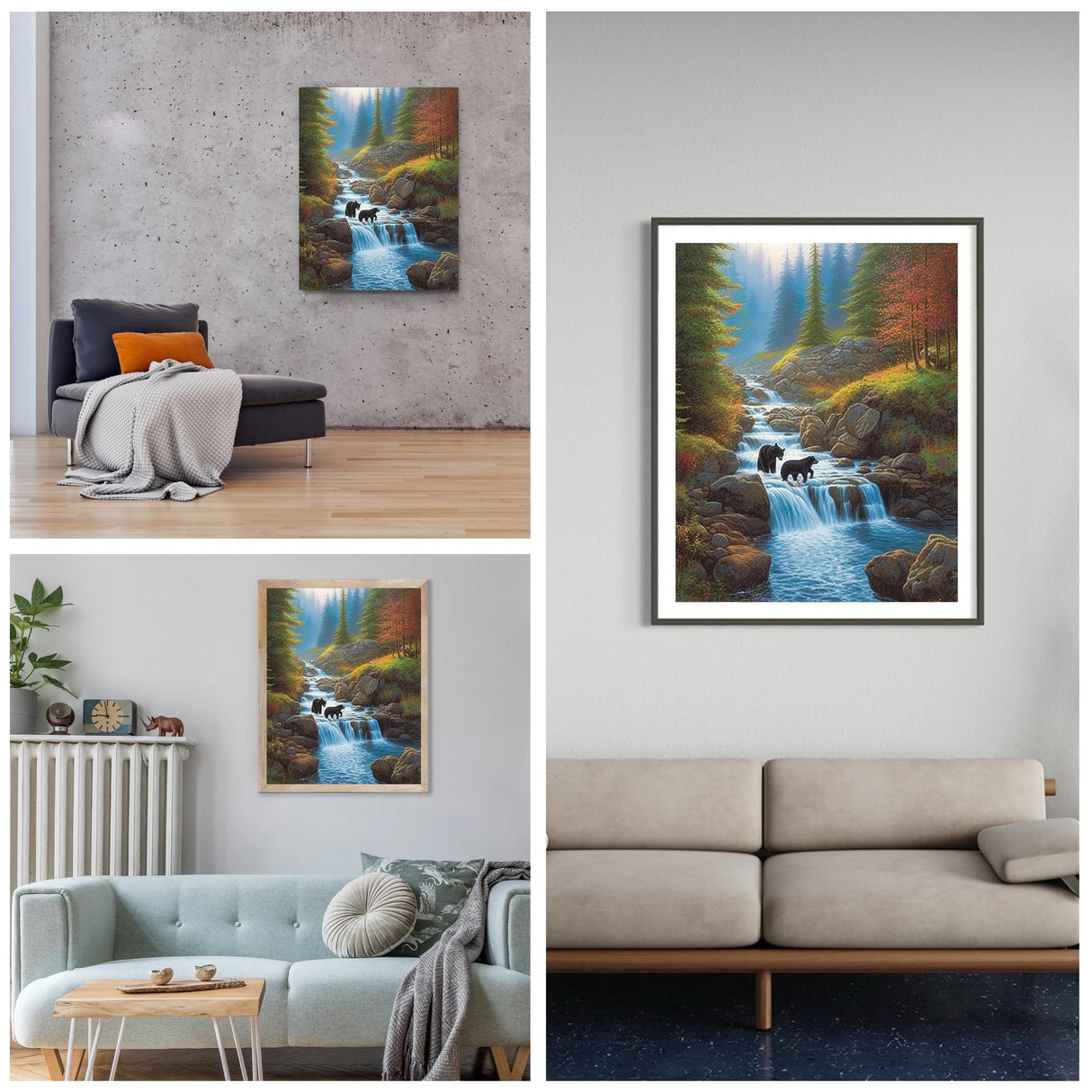 Diymood DIY 5D Diamond Painting Kits for Adults Sunset Autumn Bridge - Diamond Art Kits for Adults | Full Drill Round | Crystal Mosaic Picture | Beginner | Home Wall Decor | 30x40cm (12x16inch) Diymood