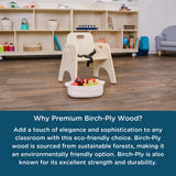 Children’s Factory Toddler Chair with Strap, Baby Activity Seat, Toddler Feeding Chair, 9" H Seat Children's Factory