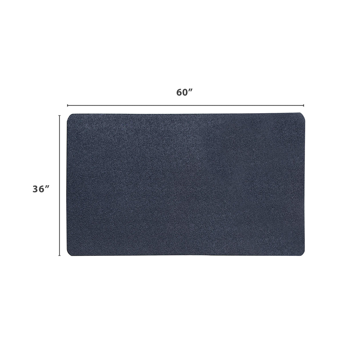 VersaTex Multi-Purpose Recycled Rubber Floor Mat for Indoor or Outdoor Use, Utility Mat for Entryway, Tool Bench, Garage, Under-Sink, Patio, and Door Mat; 36" x 60", Black VERSATEX