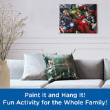 AQUARIUS Marvel Avengers Assemble Art by Numbers - 16 x 20 inches Avengers Themed Paint by Number for Adults & Kids - DIY Color by Number Paint Kit for Beginner - Officially Licensed AQUARIUS