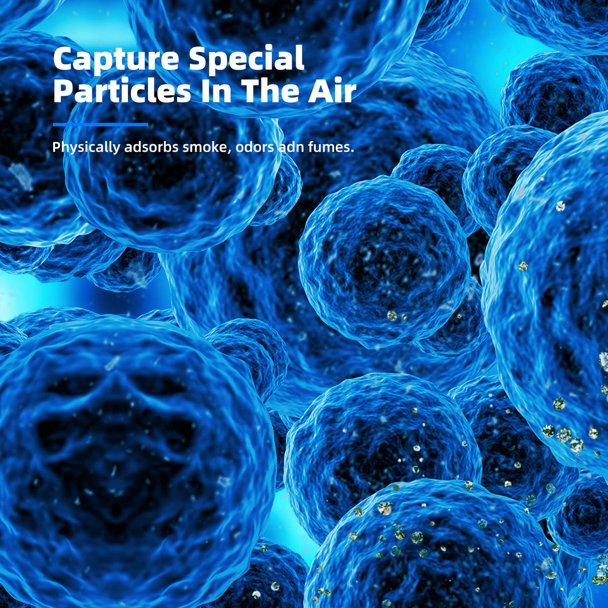 AROEVE MK01 & MK06 Air Filter Replacement 4-in-1 Air Filter for Smoke Pollen Dander Hair Smell Suitable- Standard Version(2 Pack) AROEVE