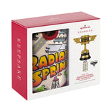Hallmark Keepsake 2022, Miniature Disney/Pixar Cars Radiator Springs Tree Topper and Christmas Tree Skirt Set Hallmark Keepsake