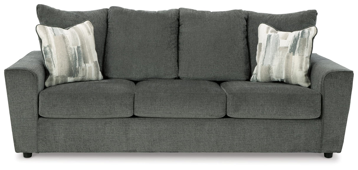 Signature Design by Ashley Stairatt Casual Sofa with Flared Arms, Gray Signature Design by Ashley