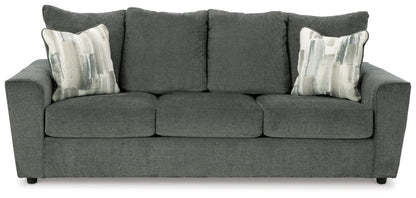 Signature Design by Ashley Stairatt Casual Sofa with Flared Arms, Gray