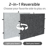 Lavievert 2-in-1 Reversible Puzzle Board with 6 Drawers & Cover Mat, Lightweight Double-Sided Felt Puzzle Plateau for Adults & Kids, Portable Jigsaw Puzzle Table for Games Up to 1500 Pieces LAVIEVERT