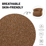 CABAUSPWM Swivel Accent Chair Set of 2, 360° Swivel Barrel Chair for Living Room, Reading Chair for Bedroom, Modern Round Accent Arm Chairs Club Chair for Nursery Living Room CABAUSPWM