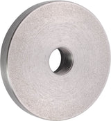 CME 5" 4-Jaw Independent Lathe Chuck with 1 1/2"-8 Threaded Semi-Finished Backing Plate, Machine to Fit Chuck, Reversible Jaws CME Tools