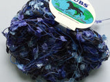 Purple, Blue, Black, Grey Butterfly Yarn - Dark Horse Nubs #65, 20 Gram, 71 Yards Dark Horse Yarns