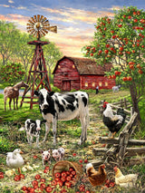 Springbok's 500 Piece Jigsaw Puzzle Barnyard Animals - Made in USA Springbok