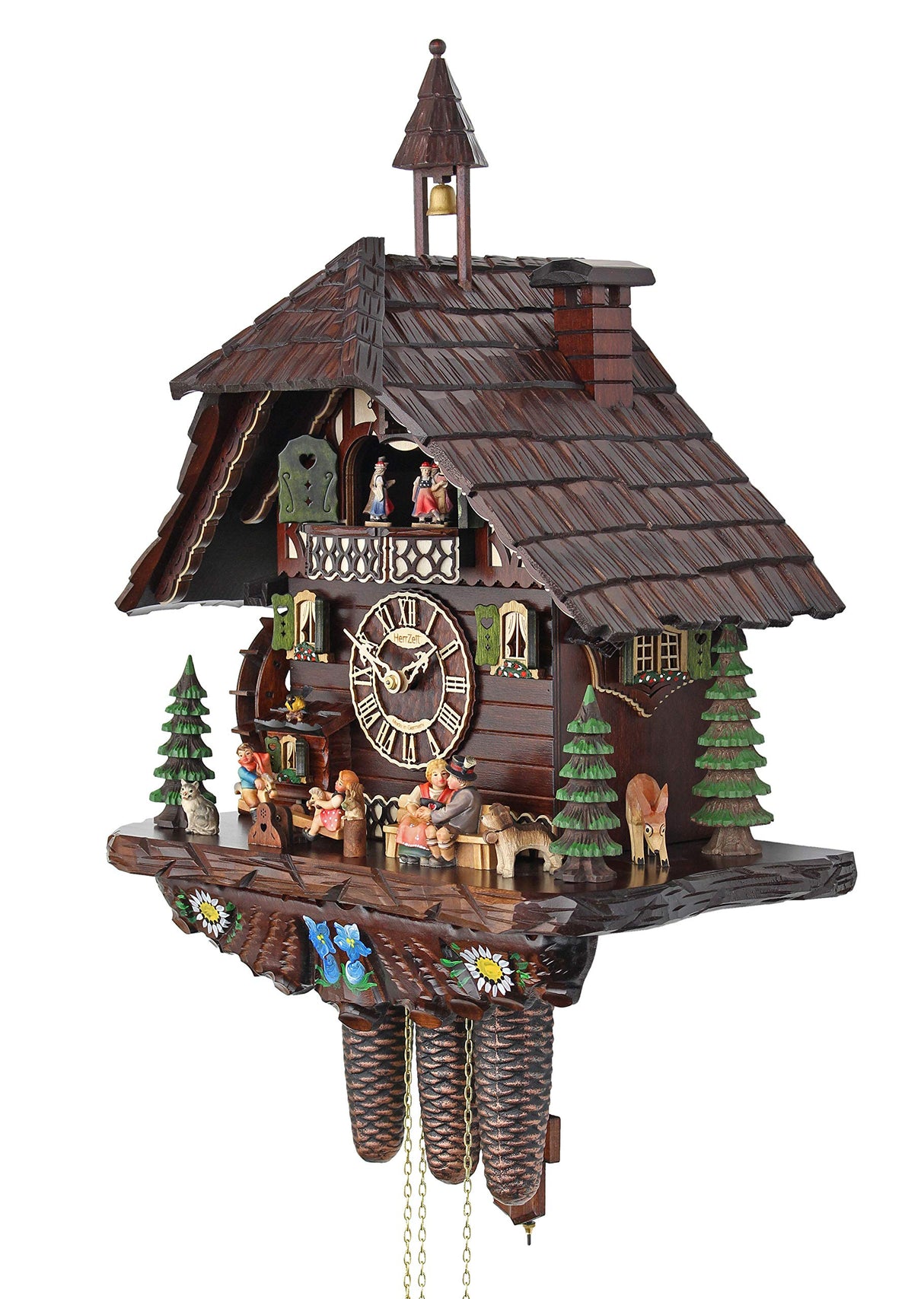 HerrZeit by Adolf Herr Cuckoo Clock - Happy Family HerrZeit by Adolf Herr