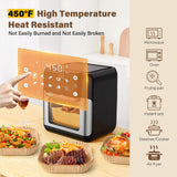 Air Fryer Liners Disposable, 125pcs Non-stick Disposable Airfryer Liners, 8 Inch Unbleached Parchment Paper, Square Air Fryer Paper Liners for 5-8QT Air Fryer, Baking, Roasting Microwave ReLuien