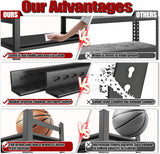 Notmise Garage Shelving Unit, Heavy Duty Metal Shelves, 5-Tier Adjustable Storage Shelf, Industrial Shelving Unit, 3000Lbs, for Warehouse, Basement, and Garage, with Fence 72" H x 15.7" D x 35.4" W Notmise