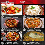 MAGEFESA Star Pressure Cooker, 4.2-Quart, 18/10 Stainless Steel, Works on All Stovetops (Induction Compatible), Safety Lock & 8 PSI Cooking MAGEFESA