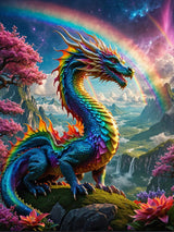 Lovepefe Dragon Diamond Art Painting Kits for Adults Paint with Diamond Kit for Beginners DIY Full Drill Gem Art Home Wall Decor 12 X 16 Inch Lovepefe