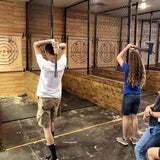 Throwing Axe, Throwing Hatchet for Professional Axe Throwing Competitions, 19" Wooden Handle with 1.6 lbs 1065 High Carbon Steel Head, Perfect Balance and Agile Control THRWCLUB