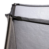 JumpKing 14 Foot Round Trampoline and Enclosure System with Galvanized Steel Frames and 200 Pound Capacity for Kids and Adults, Black/Lime Green JumpKing