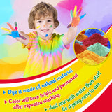 PATIFEED Tie Dye Kit, 35 Colours Fabric Tyedyedye Kit, Non-Toxic Tye Dye Kit for Kids, Adults, Large Groups, Handmade Party PATIFEED