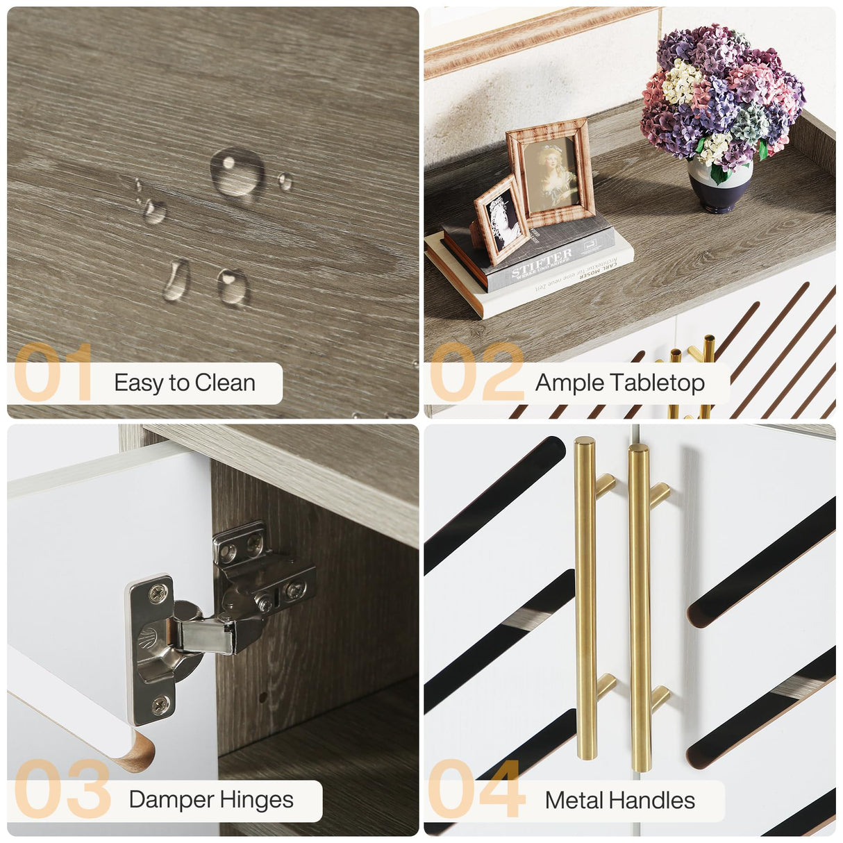 Tribesigns Shoe Cabinet with Doors, 6-Tier Wooden Shoe Rack Organizer with Adjustable Shelves, Freestanding Shoe Storage Cabinet for Entryway, Hallway, Closet, Living Room Tribesigns