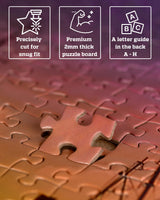 Puzzles for Adults 1000 Pieces - 20x30 in HD Quality Landscape 1000 Piece Puzzle for Adults & Families | Sturdy 2mm Adult Puzzle Pieces | 8 Jigsaw Puzzles Saver Sheets & Full-Sized 1:1 Poster Included Gerjato