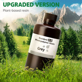 ELEGOO Standard 2.0 3D Printer Resin 1000g Grey, Rapid Precise Printing Low Odor 405nm LCD UV-Curing for LCD 3D Printer ELEGOO