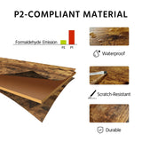 Yaheetech Coffee Table, 40in Lift Top Coffee Table, Rustic Industrial Lift Up Center Table with Storage Compartments & Shelf for Living Room Reception, Rustic Brown Yaheetech