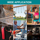 CZXNBI Heavy Duty Hammock Hanging kit - 1000 lb Capacity Swing Hooks, Ceiling Hooks for Wall/Ceiling Mount, Indoor & Outdoor - Stainless Steel (Medium) CZXNBI