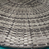 Outsunny 4 Piece Round Rattan Daybed, Convertible Patio Furniture Set, Adjustable Sun Canopy, Sectional Outdoor Sofa, 2 Chairs, Extending Tea Table Ottoman Chair, 3 Pillows, Dark Blue Outsunny