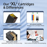 Neiber 63XL Printer Ink Compatible for HP 63XL Ink Cartridges Combo Pack Black and Color Compatible for HP Ink 63 Fit for Officejet 3830 4650 5255 5258 Envy 4520 3634 Deskjet 1112 2132 3630 Printer Neiber