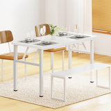 DlandHome 47 inches Folding Table Computer Desk Portable Table Activity Table Conference Table Home Office Desk, Fully Assembled White DND-ND5-120WW DlandHome