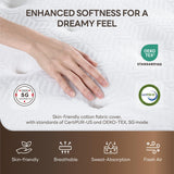LIKIMIO 12 Inch Twin Mattress, Cool Hybrid Mattress in a Box, Gel Memory Foam, Individual Pocket Springs for Strong Edge Support, Motion Isolation, Pressure Relief, Oeko-TEX & CertiPUR-US, SG Made LIKIMIO