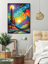 ijbnhd Van Gogh Diamond Art Kits for Adults Starry Sky Diamond Painting Kits for Adults, Full Drill Round Abstract Landscape Gem Art Kits for Home Wall Decor 12x16in ijbnhd