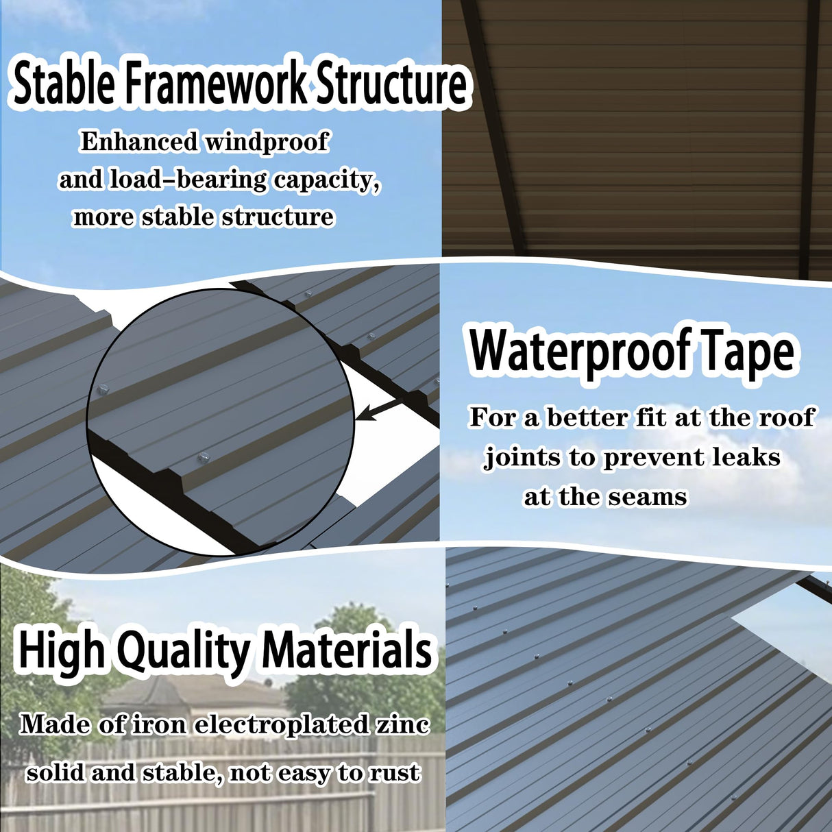 FILLOSLOV Heavy Duty Metal Carport 20x20 ft Galvanized Steel Frame RV Carport Storage All Weather Shelter Easy Assembly for 2 Car Extra Large Canopy for Dual Vehicle Boat Protection Garage Party Tent FILLOSLOV