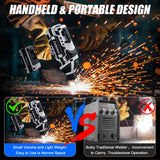 Portable Electric Welding Machine, Upgraded 110V ARC Welder, 20-120A, IGBT Inverter, 6 Variable Currents, Welding Tool for 3/32"-1/8" Rod. Perfect Gift for DIY, Repairs, Metal Fabrication, Automotive Cobowo