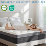 Full Mattress 14 Inch, Full Size Memory Foam Mattresses, Full Size Matress in a Box with Pocket Springs for Breathable Comfort, Supportive Sleep, Helps Relieve Back Pain, and Isolates Motion inight