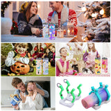 WAQONUY 2 in 1 Pinch Tumbler Clamp Grip Tool,Sublimation Tumblers Pinch 20 Oz,Sublimation Blanks Tumblers Skinny Straight with Heat Tape WAQONUY