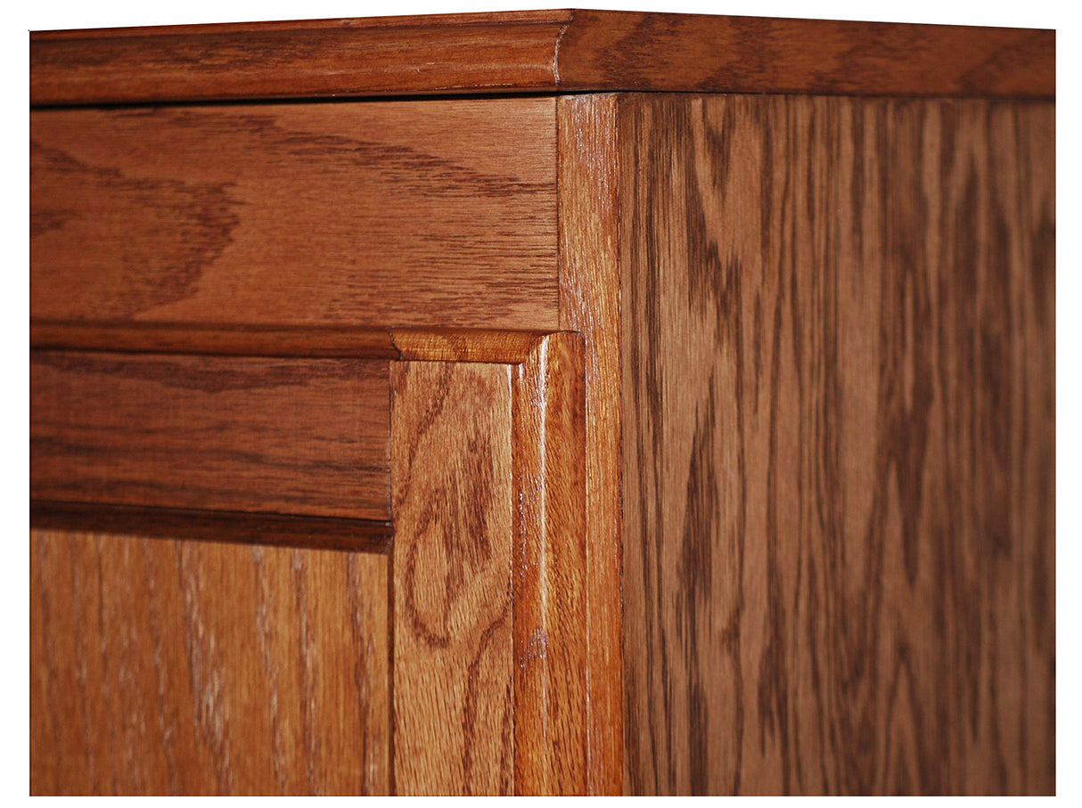 Concepts in Wood KT613A Storage Cabinet for Office or Pantry (Oak) Concepts In Wood