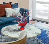 Beistle Patriotic Star Gleam ‘N Burst Centerpiece, 15” – Metallic USA 4th of July Table Decorations in Red White and Blue Beistle