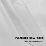 TSD STORY Total 15 PCS Plain Color Bib White Apron for Women Adult with 2 Front Pocket TSD STORY