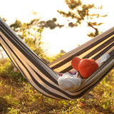 INNO STAGE Double Hammock - 2 Persons Portable Hanging Camping Bed, Blue, 118.3"L x 63"W, 350Lbs Capacity, Polyester, Supports Up to 350 lbs INNO STAGE