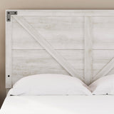 Signature Design by Ashley Shawburn Modern Farmhouse Headboard, Queen, Whitewash Signature Design by Ashley