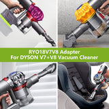 BTRUI V7/V8 Adapter for Ryobi 18V Lithium Battery Convert to for Dyson V7/V8 Animal Absolute Motorhead Pro Handheld Vacuum Cleaner BTRUI