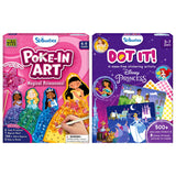Skillmatics Poke in Art Magical Princess & Dot it Disney Princess Bundle, No Mess Art for Kids, DIY Creative Activity, Gifts for Boys & Girls Ages 3, 4, 5, 6, 7, 8, 9 Skillmatics