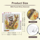 Anuver Raccoon Diamond Painting Kits for Adults, 5D DIY Diamond Art Kits for Beginners, Full Drill Diamond Painting Kits for Home Wall Decor, 12x12 Inch Anuver