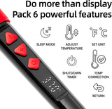 Soldering Iron Kit, 60W 120V Digital LED Display 5-in-1, Solder Wire, Flux Rosin Paste, Mini Stand, Sponge, Portable Fast Heating Welding Tool for Electric Repair Hobby DIY from Plusivo Plusivo