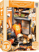 MasterPieces Game Day 500 Piece Jigsaw Puzzle for Adults - NCAA Tennessee Volunteers Locker Room - 15"x21" Masterpieces