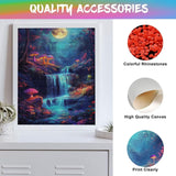 BTKMZ Lotus Pond with Koi Fish Diamond Painting Kits- 5D Full Drill Crafts for Adults Home Wall Decor Gift Diamond Dots,Create a Stunning Water Garden Masterpiece 8x12 Inch BTKMZ
